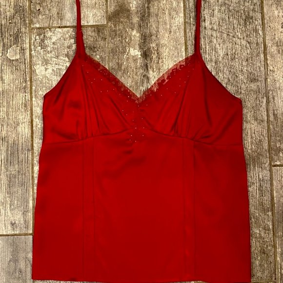 *NOT FOR SALE/SOLD* Le Chateau Red Camisole (Sz S) - Picture 3 of 4